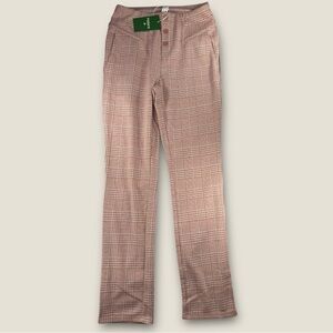 HALARA Women's Checkered Trousers - Light Pink